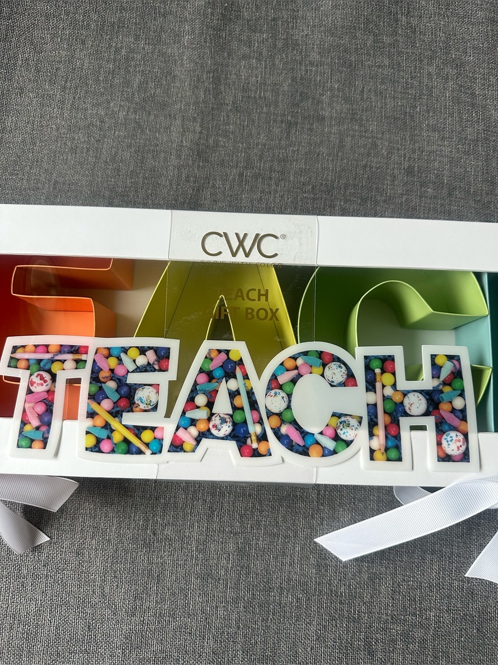 Cook With Color CWC Teacher Teach Fillable Gift Box - Picture 2 of 5